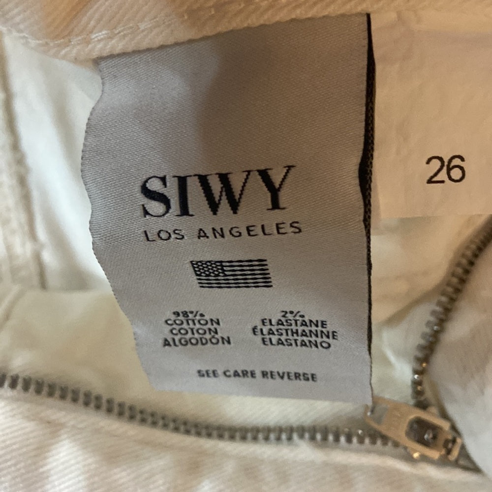 NWT Women’s Siwy jeans. White. Size 26