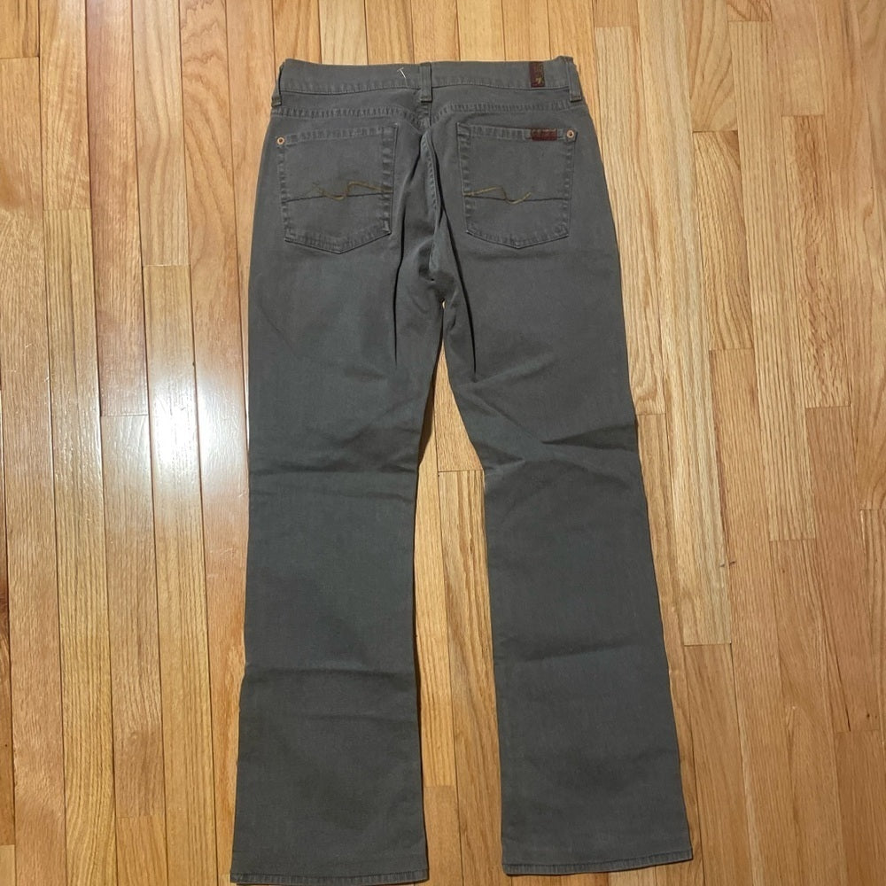 7 For All Mankind Women’s Light Grey Jeans Size 28