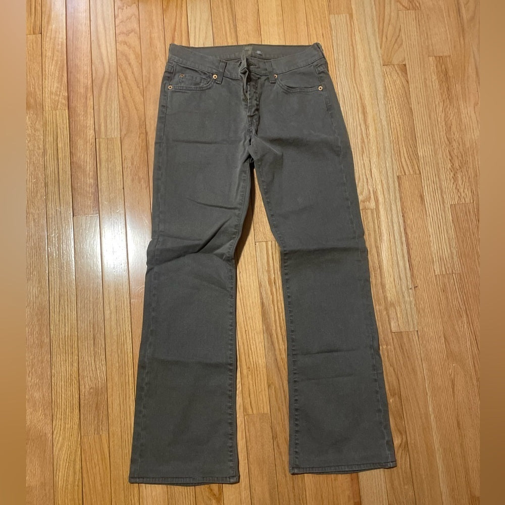 7 For All Mankind Women’s Light Grey Jeans Size 28
