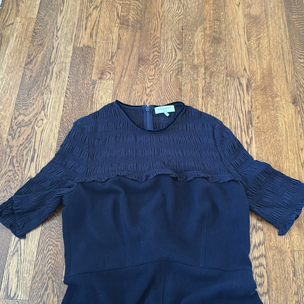 Sandro Women’s Navy Blue Dress Size 40