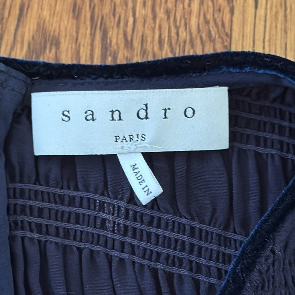 Sandro Women’s Navy Blue Dress Size 40