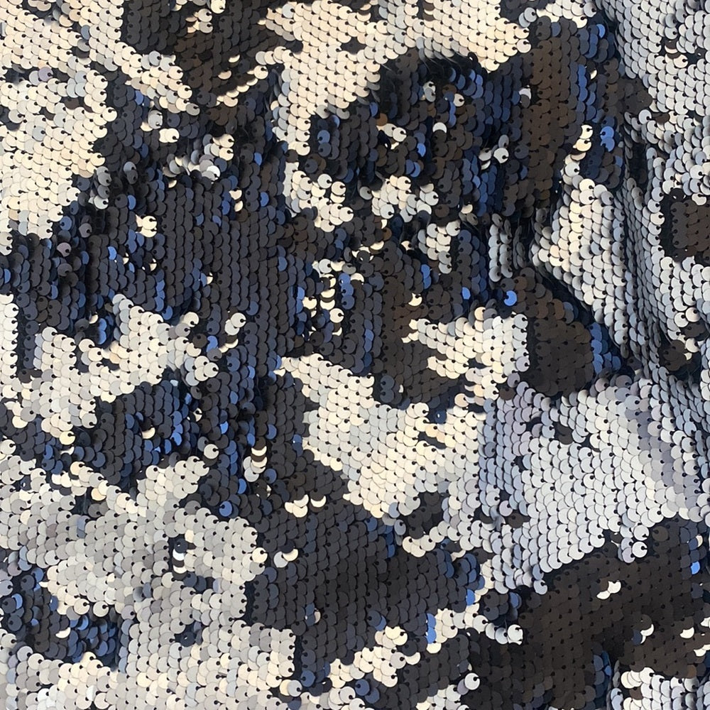 NWT Elizabeth and James Women’s Gray and Black Sequin Dress Size M