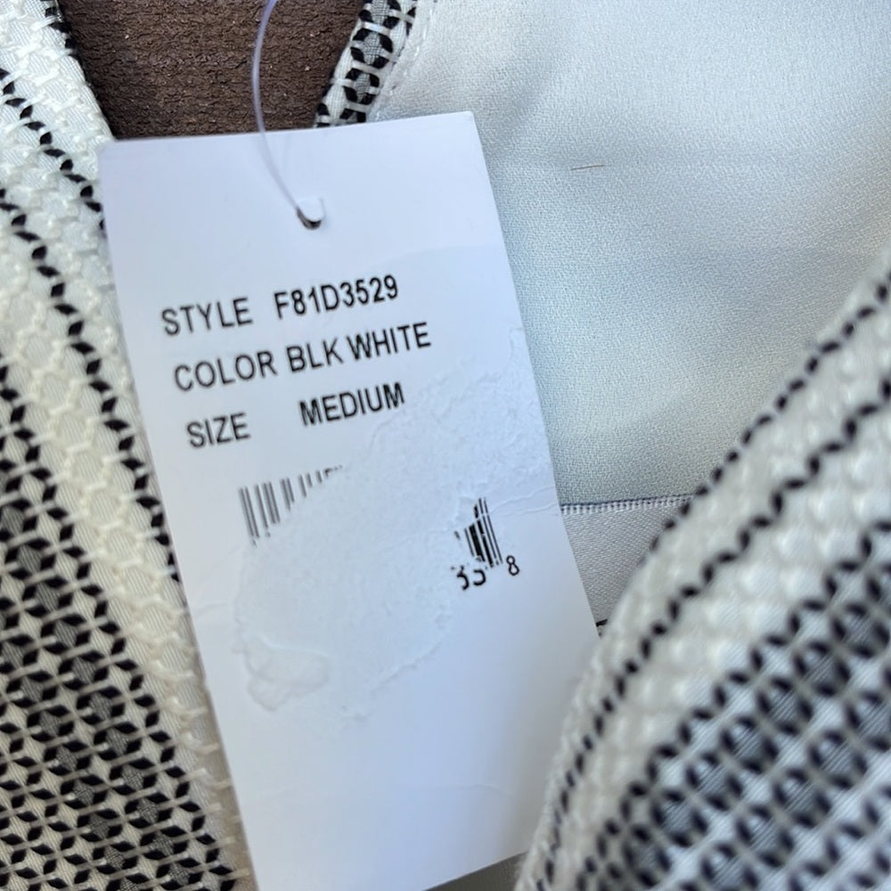 NWT adelyn rae Black and White Women’s Dress Size M
