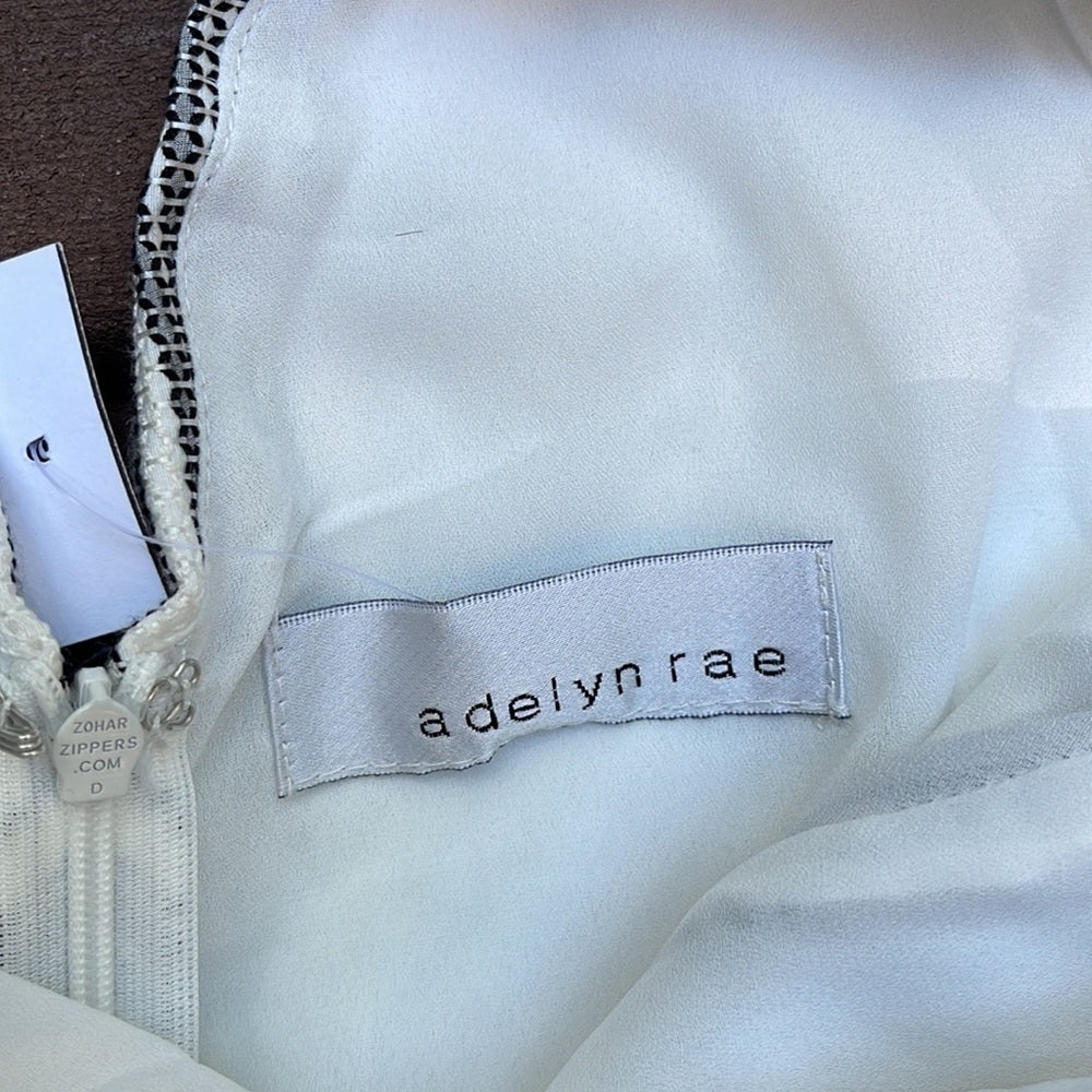 NWT adelyn rae Black and White Women’s Dress Size M