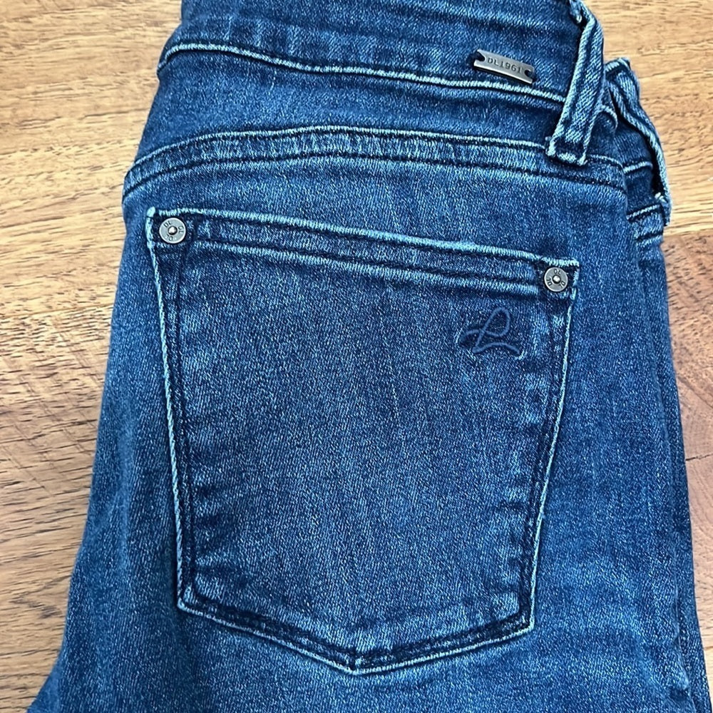 DL1961 Women’s Emma Power Legging Denim Ripped Jeans Size 25
