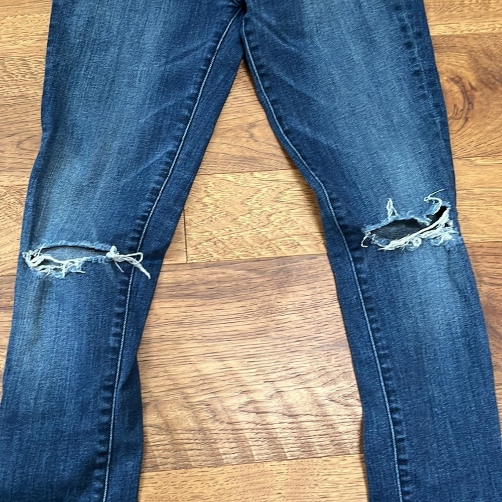 DL1961 Women’s Emma Power Legging Denim Ripped Jeans Size 25