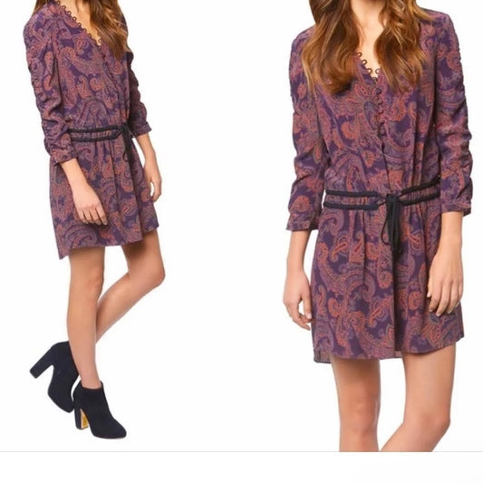 Veronica Beard Women’s Silk Colorful Print Dress Size 4