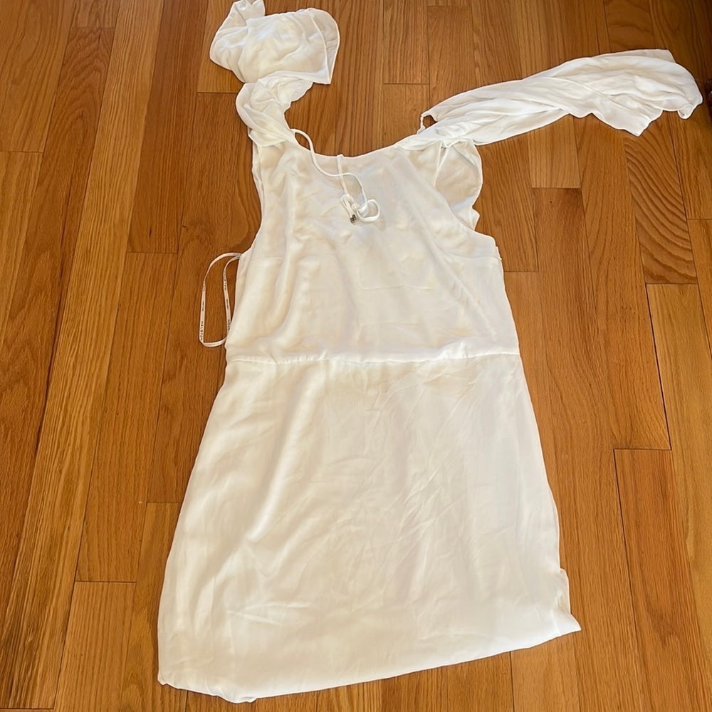 NWT HALSTON Heritage Evening Collection Women’s Chalk Dress Size 14