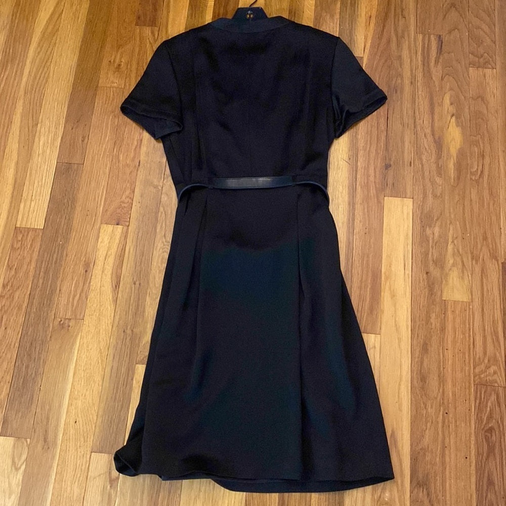 Burberry Women’s Black Belted Dress Size 44/M