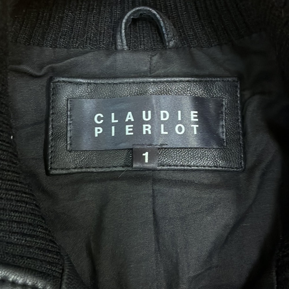 Claudie Pierlot Women’s Leather Jacket Size 1