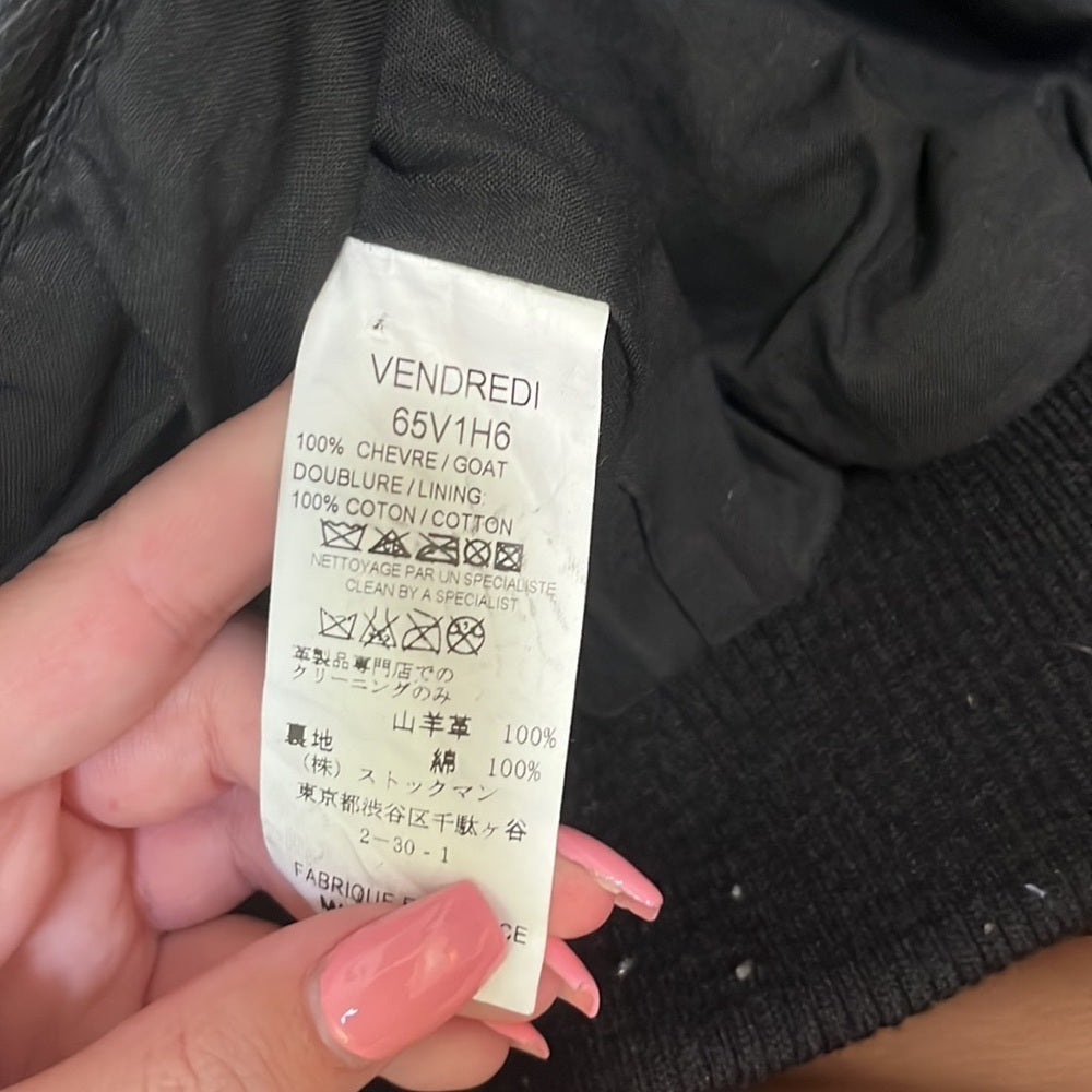 Claudie Pierlot Women’s Leather Jacket Size 1