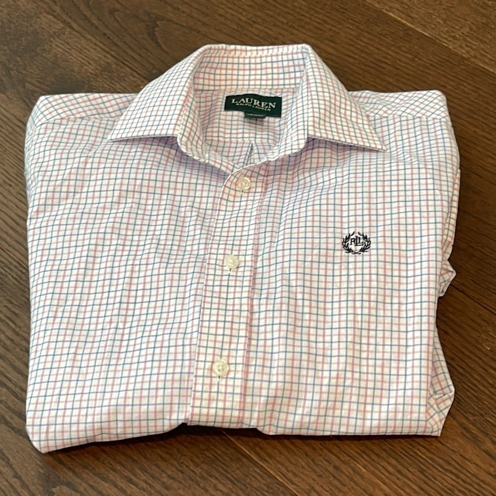LAUREN Ralph Lauren Boys Button Down Shirt Size 12
