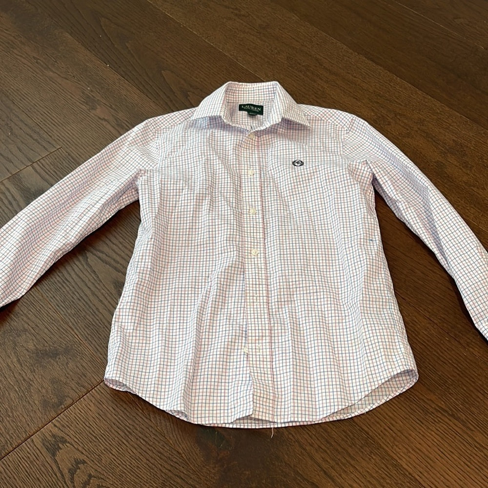 LAUREN Ralph Lauren Boys Button Down Shirt Size 12