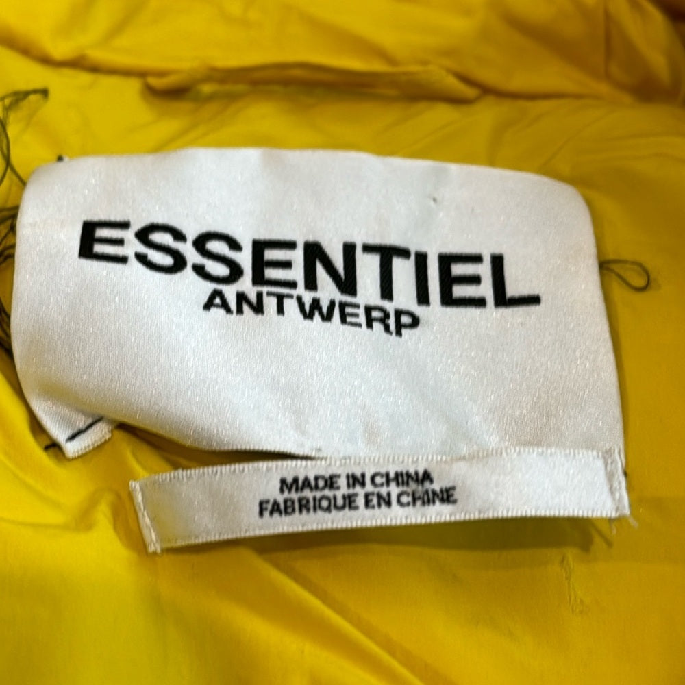 Essentiel Antwerp Women’s Brown Hooded Puffer Jacket Size Small