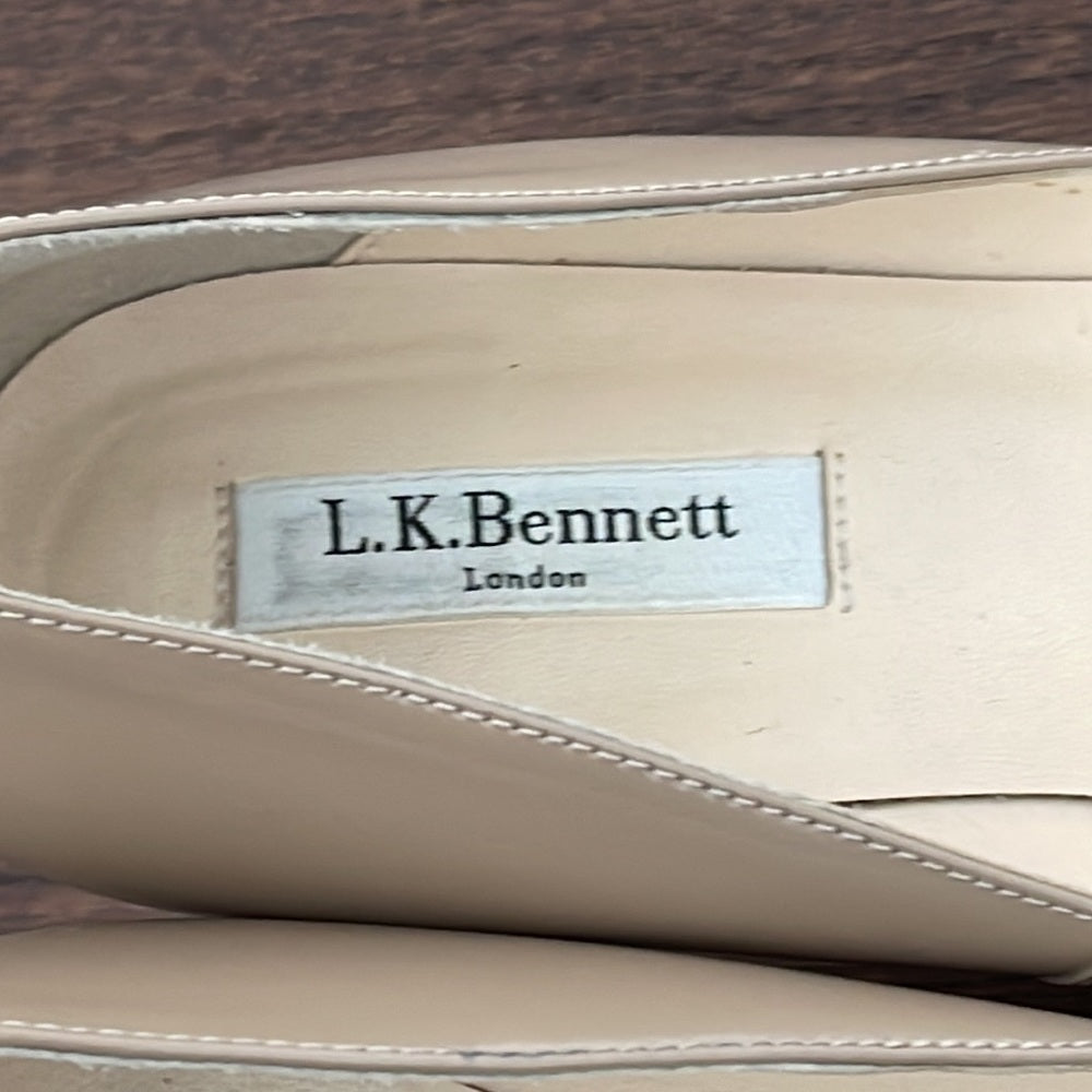 L.k. Bennett London Women’s Nude Pumps Size 39.5/9.5
