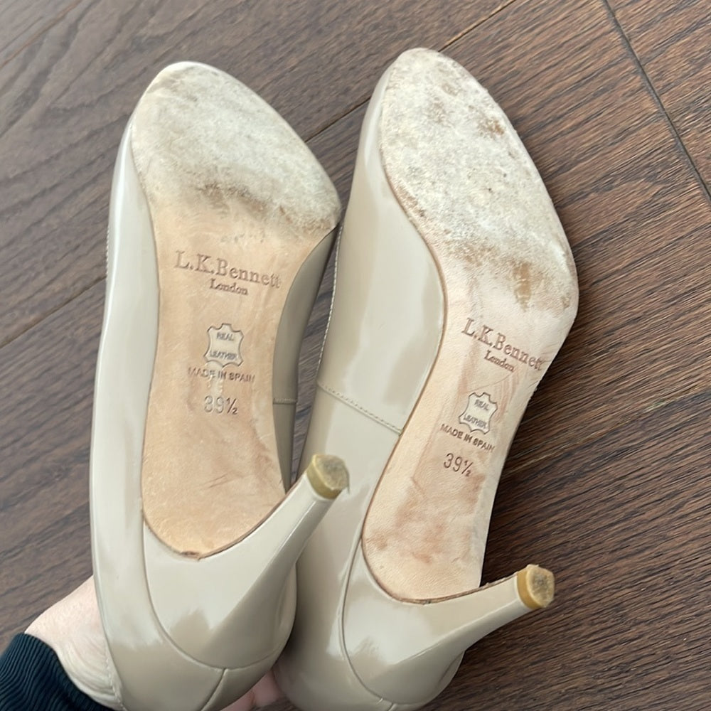 L.k. Bennett London Women’s Nude Pumps Size 39.5/9.5