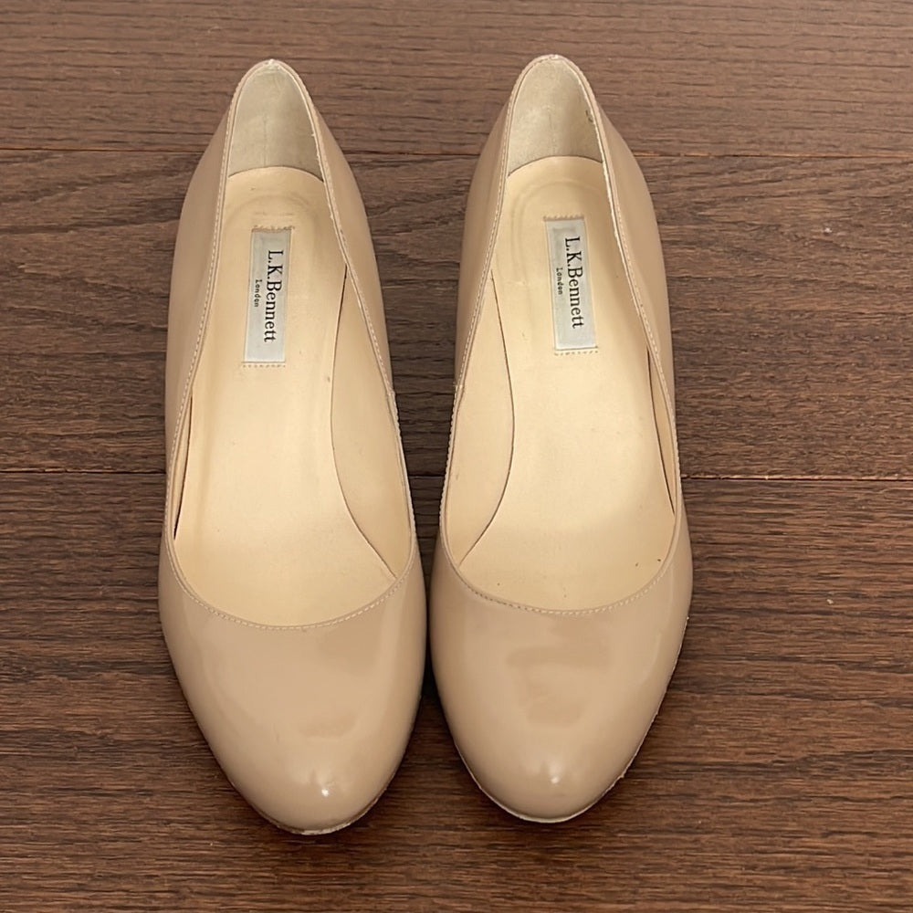 L.k. Bennett London Women’s Nude Pumps Size 39.5/9.5