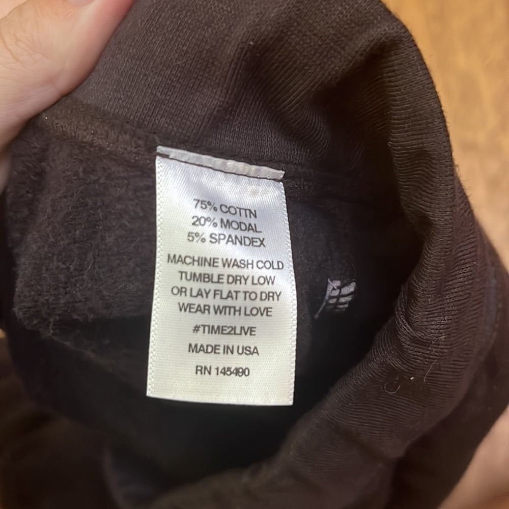 NWT Electric & Rose Women’s Black Tie Dye Joggers Size S