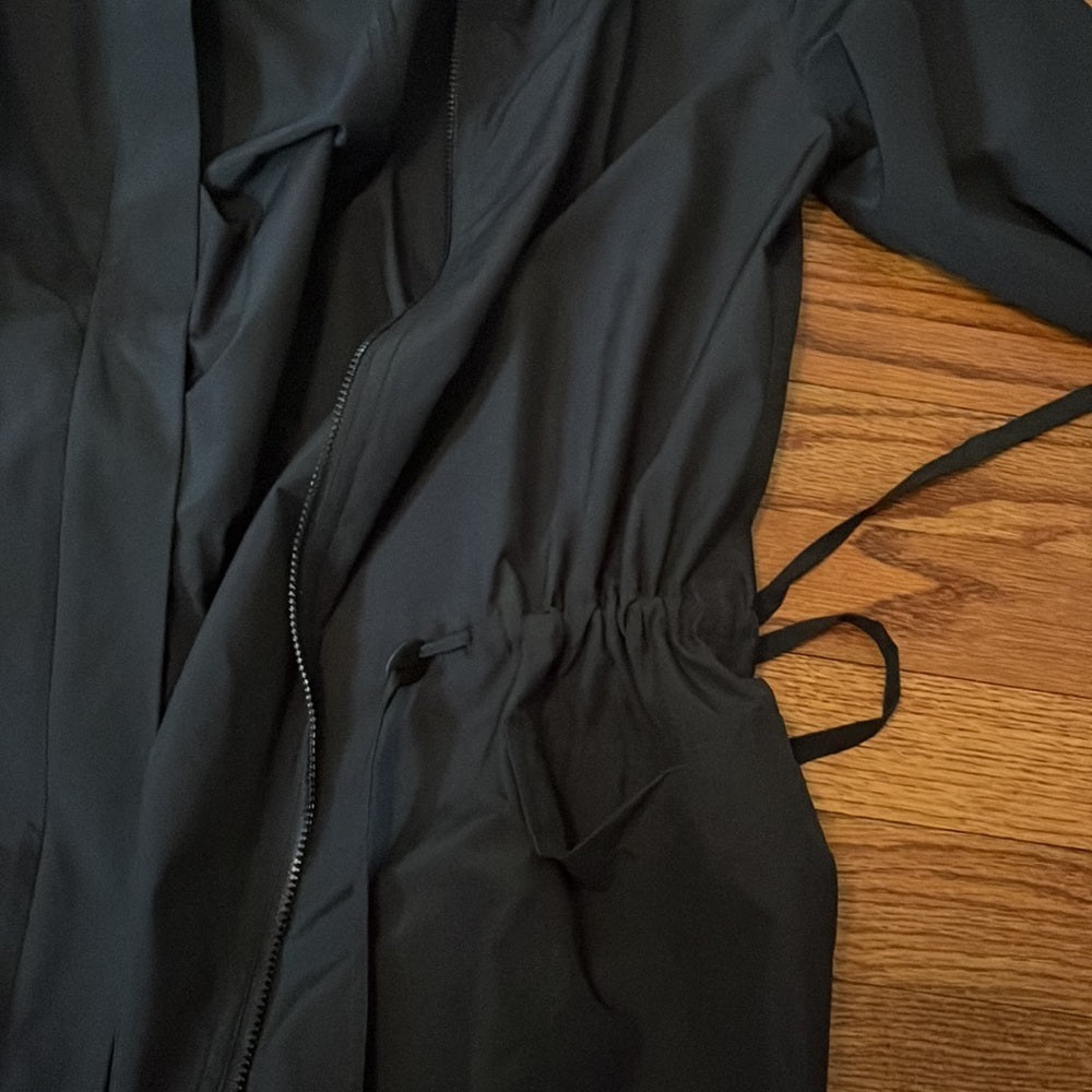 Eileen Fisher Woman’s Black Rain Jacket Size S