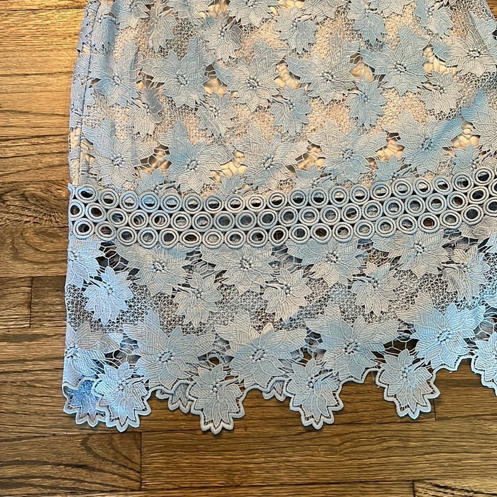NWT Gianni Bini blue lace dress size 12