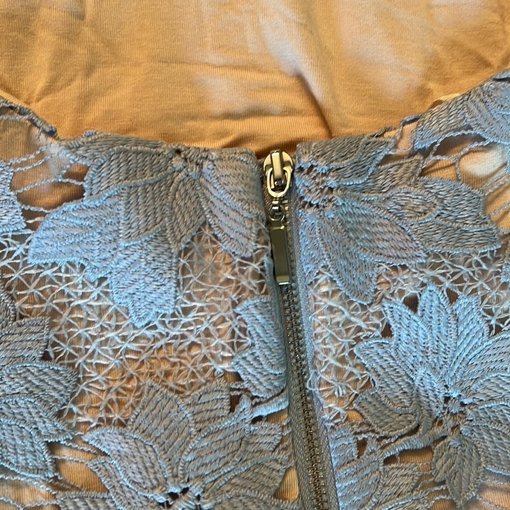 NWT Gianni Bini blue lace dress size 12