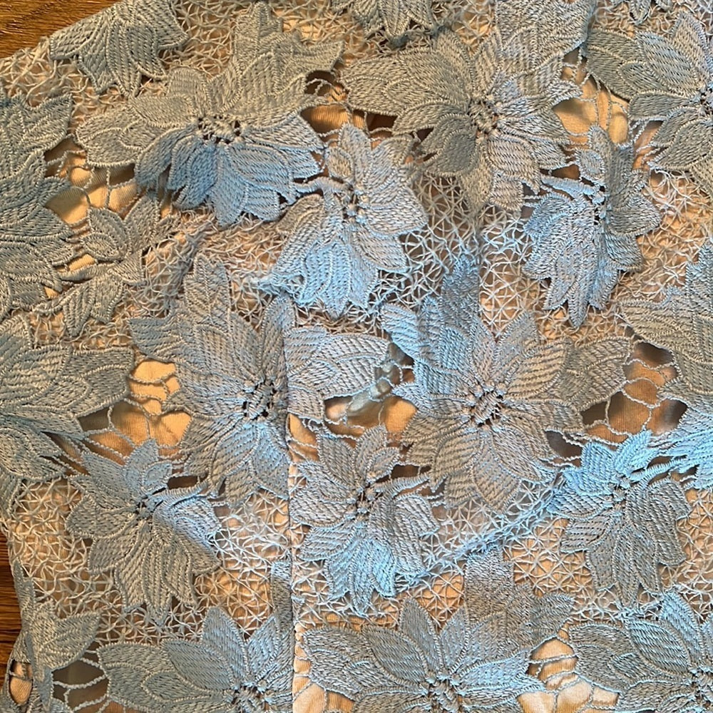 NWT Gianni Bini blue lace dress size 12