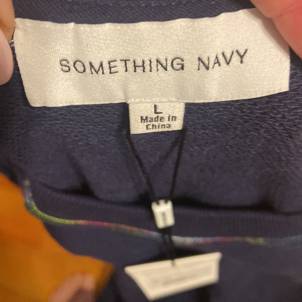 NWT Women’s Something Navy dress. Navy Blue. Size L