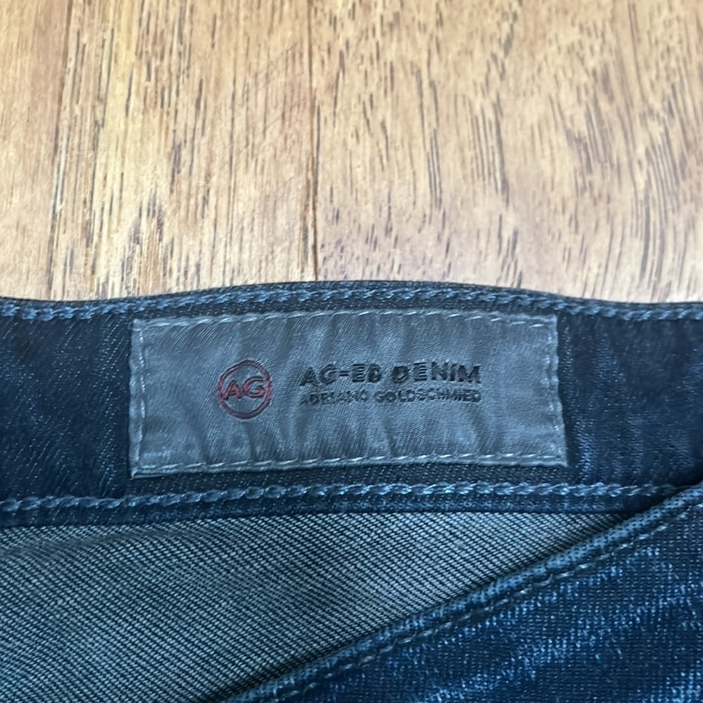 AG Adriano Goldschmied Women’s The Stilt Crop Denim Jeans Size 27