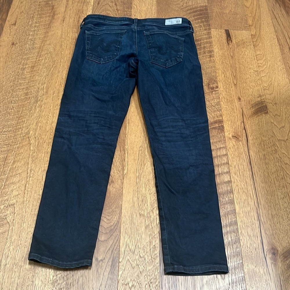 AG Adriano Goldschmied Women’s The Stilt Crop Denim Jeans Size 27