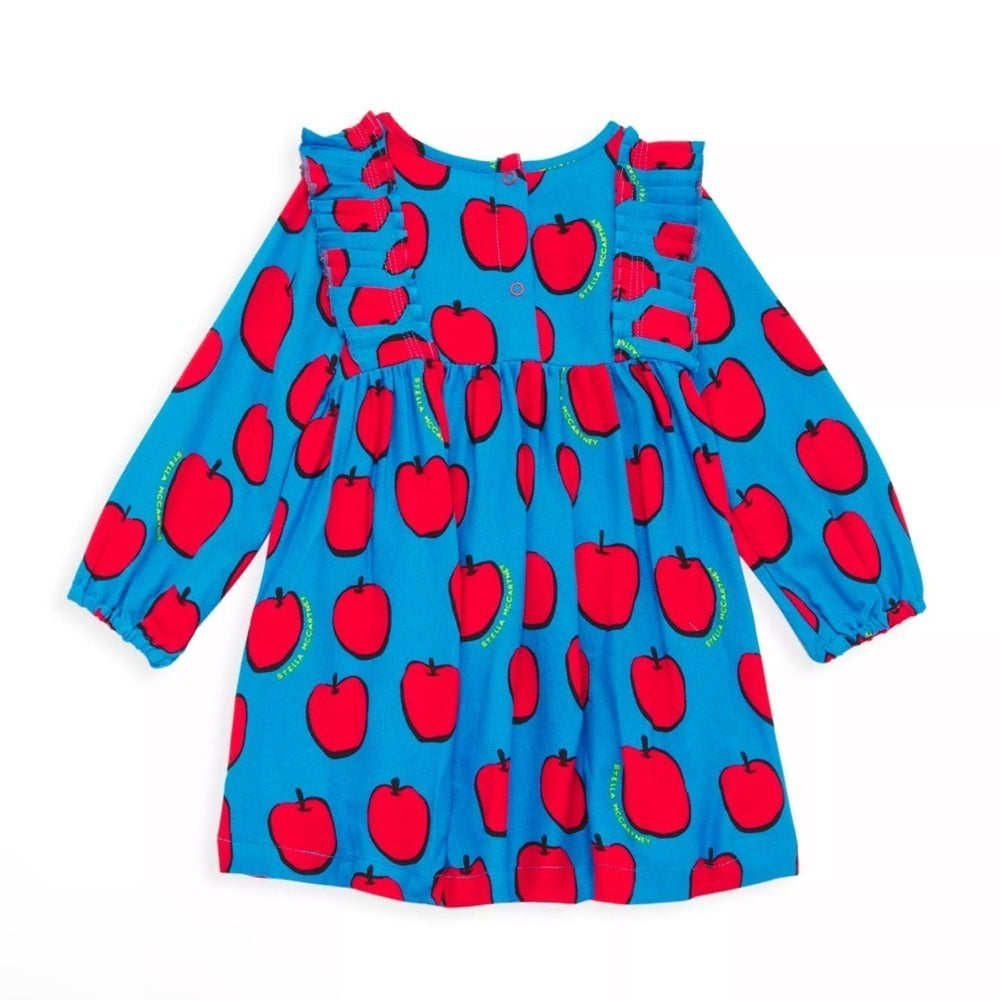 NWT Stella McCartney Girls Apple Dress And Bloomer Set Size 36 Months