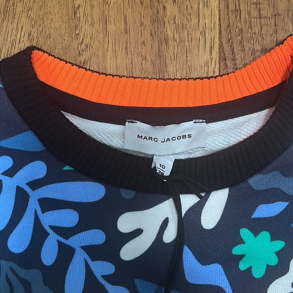 NWT Marc Jacobs Boys Printed Sweatshirt and Shorts Set Size 10A