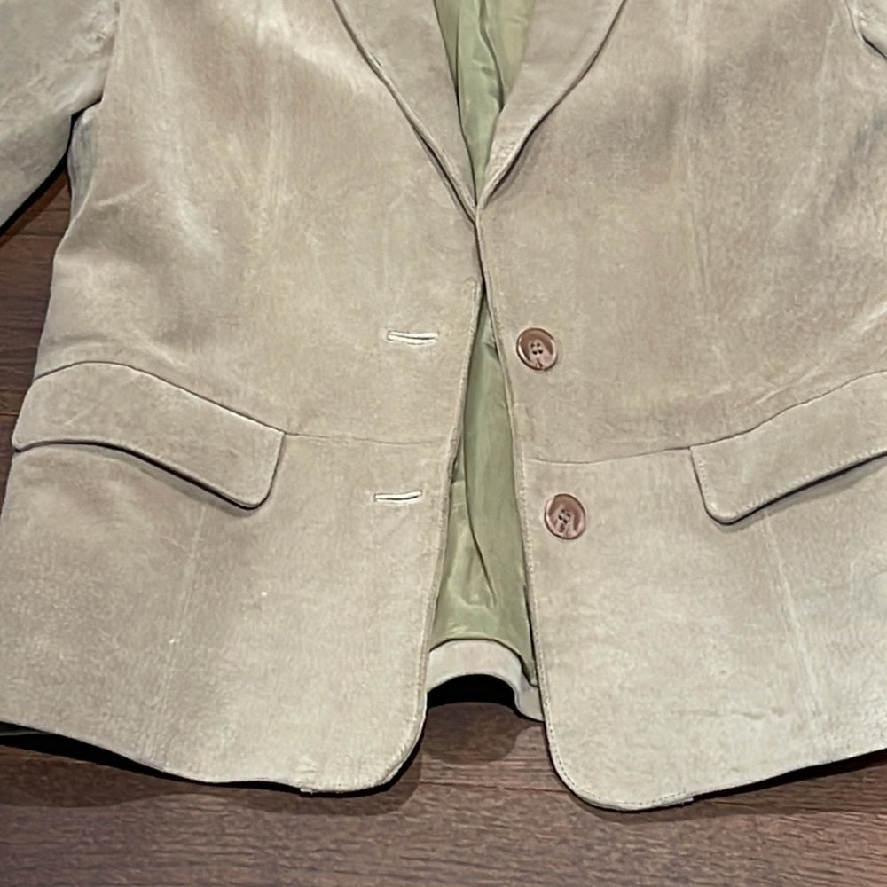 BAGATELLE Tan Suede Women’s Blazer Size 8