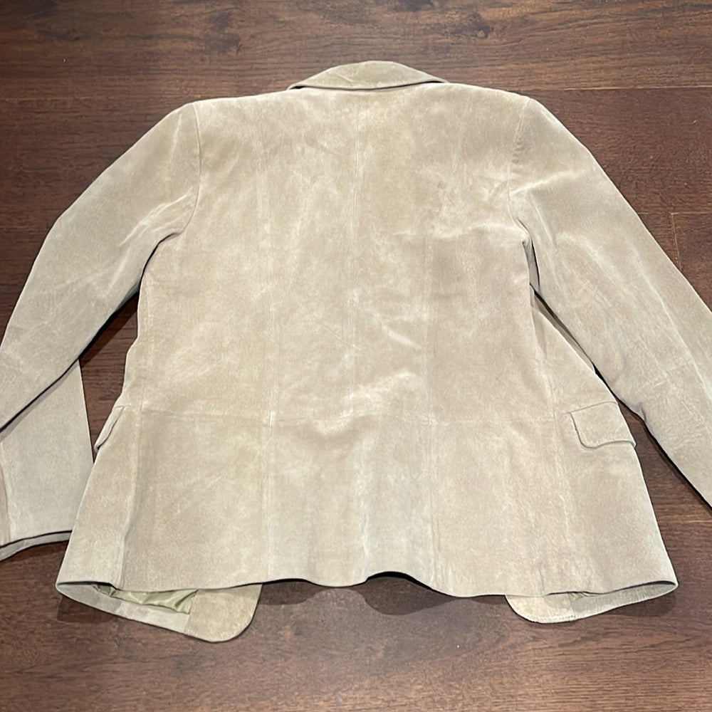 BAGATELLE Tan Suede Women’s Blazer Size 8