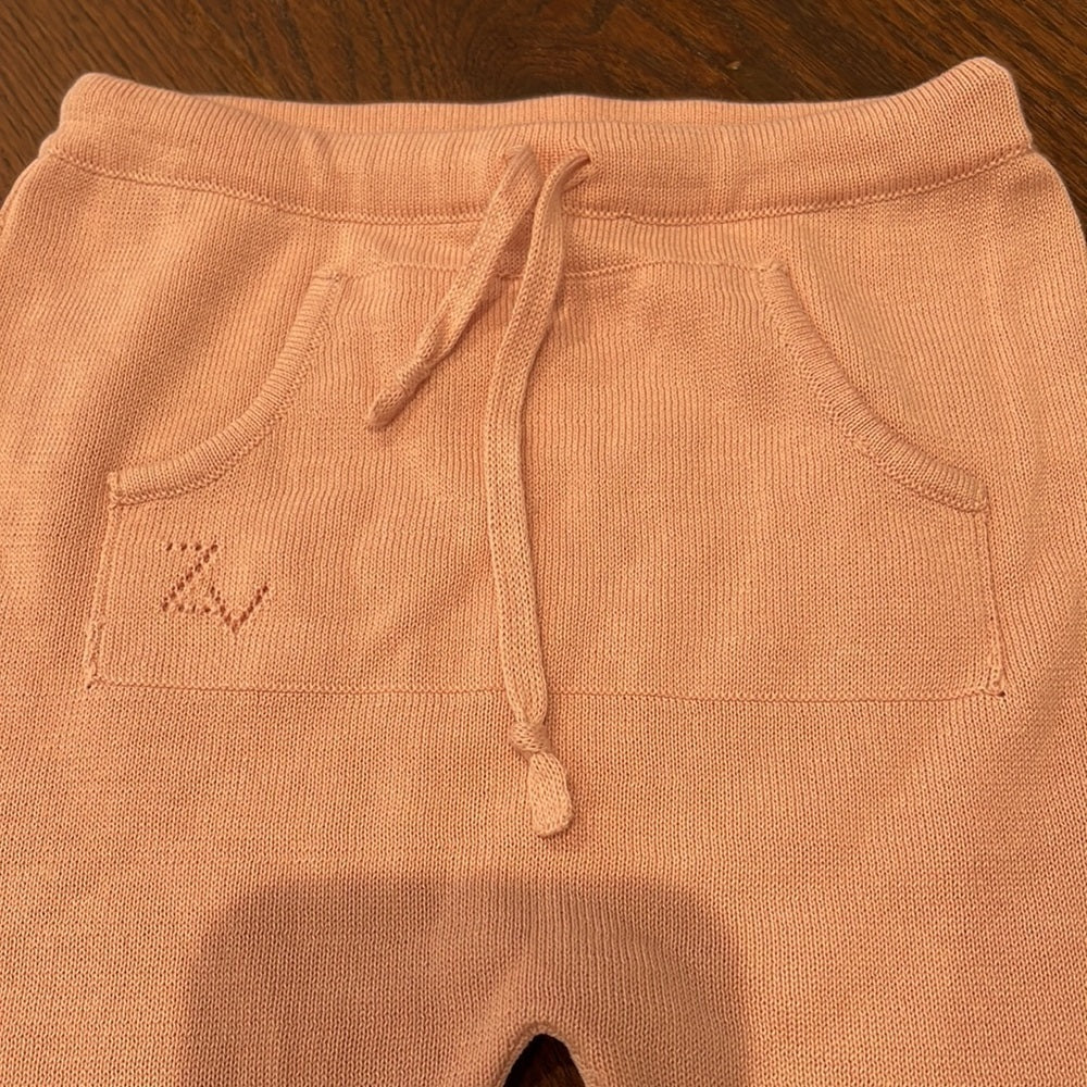 Zadig & Voltaire Little Girls Pink Cotton Pants Size 18 months