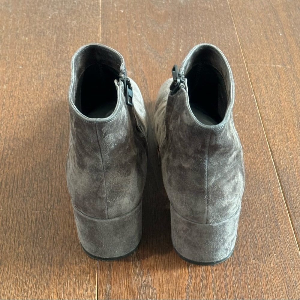 Vince Women’s Grey Suede Booties Size 9