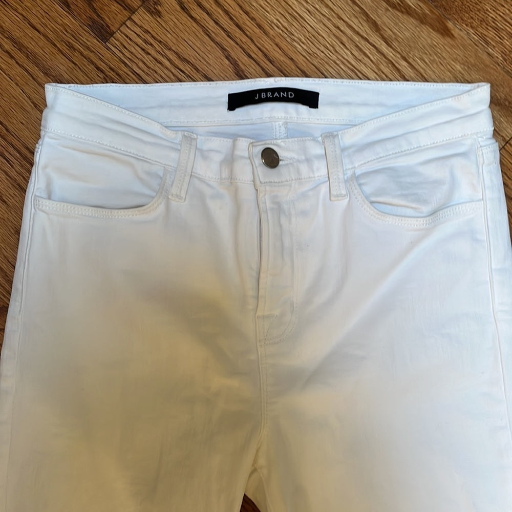 J Brand Woman’s White Skinny Jeans Size 28