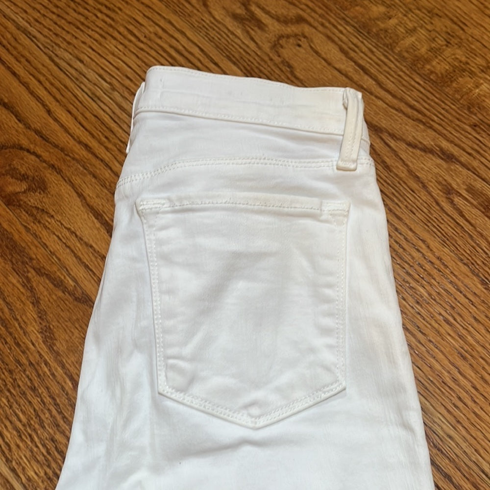 J Brand Woman’s White Skinny Jeans Size 28