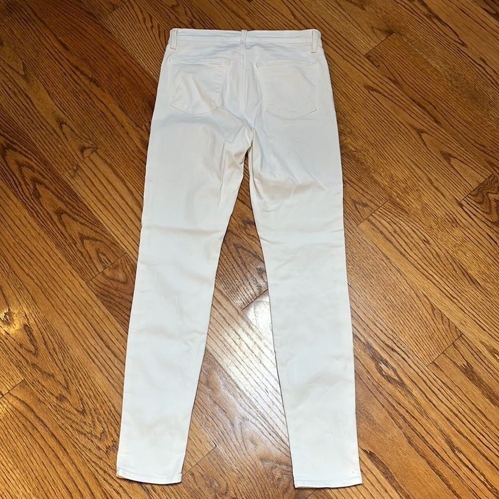 J Brand Woman’s White Skinny Jeans Size 28