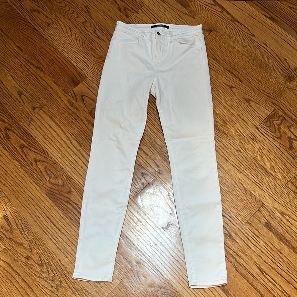 J Brand Woman’s White Skinny Jeans Size 28