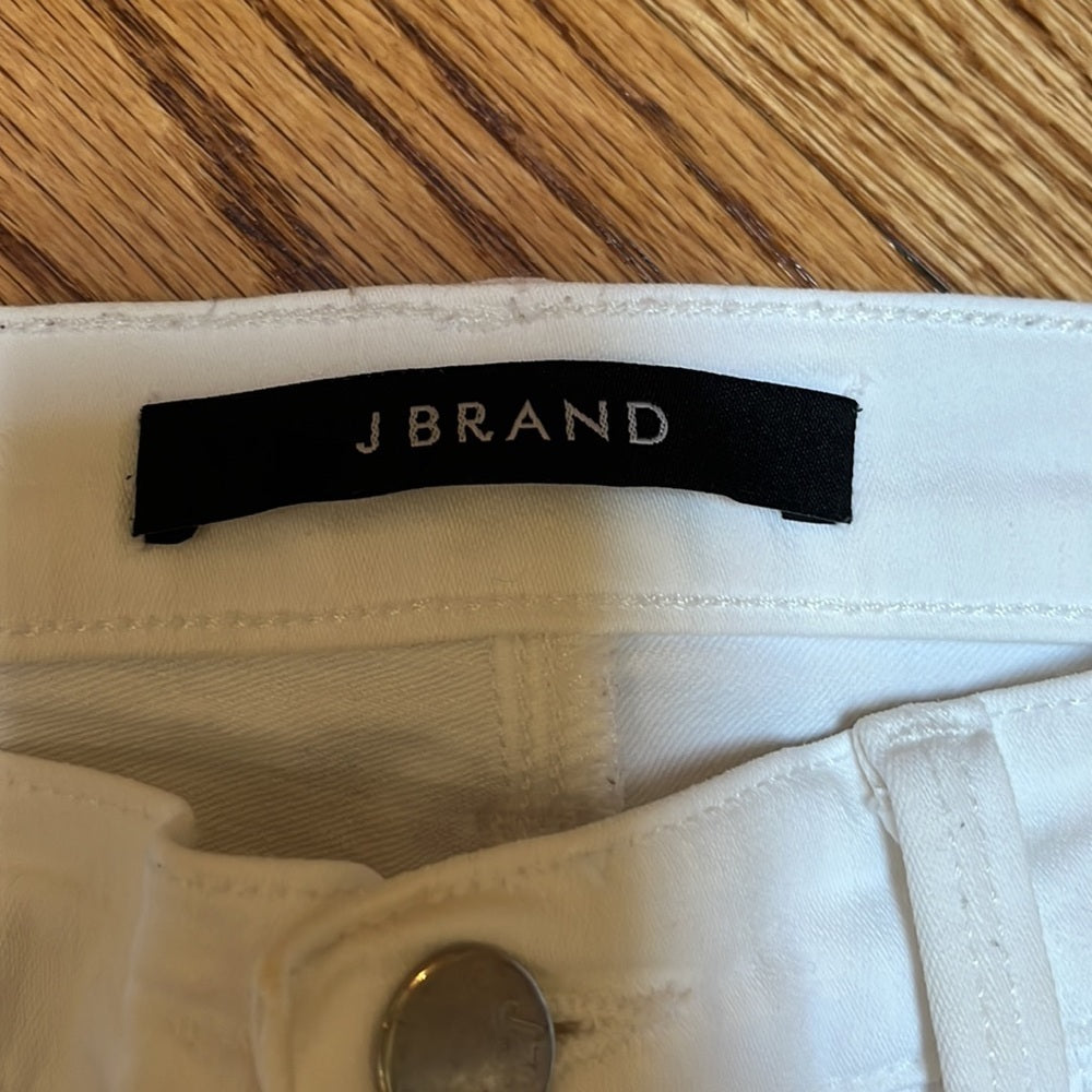 J Brand Woman’s White Skinny Jeans Size 28
