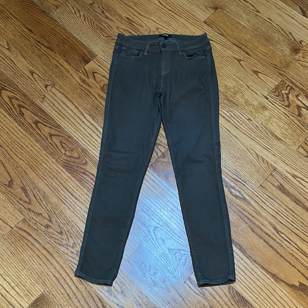 PAIGE Women’s Army Green Verdugo Ankle Jeans Size 28
