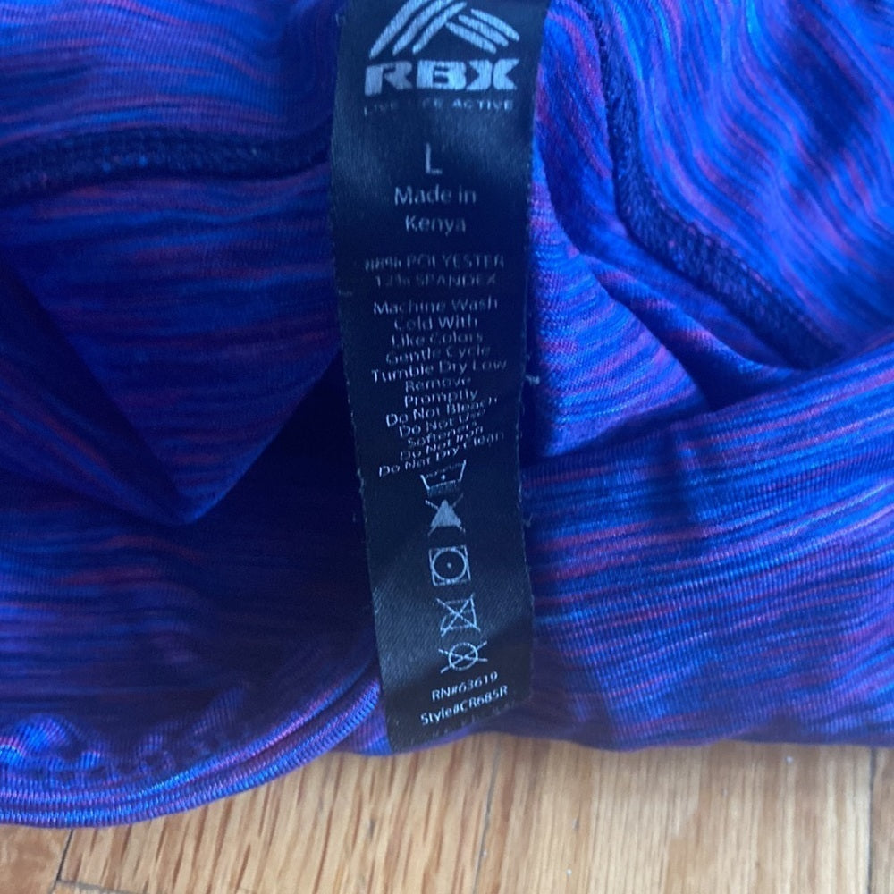 WOMEN’S RBX leggings. Purple/blue Size L