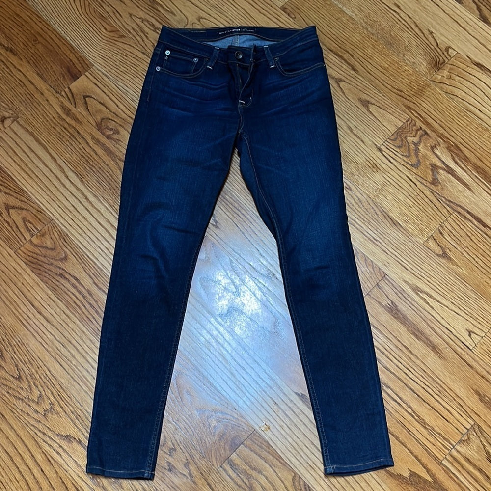 Big Star 1974 Women’s Blue Alex Mid Rise Skinny Jeans Size 28