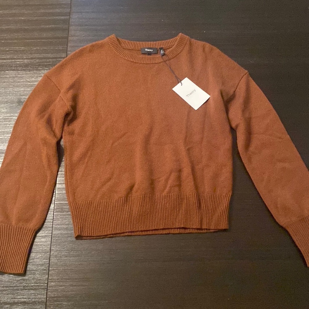 NWT Theory Women’s Small Brown Sweater