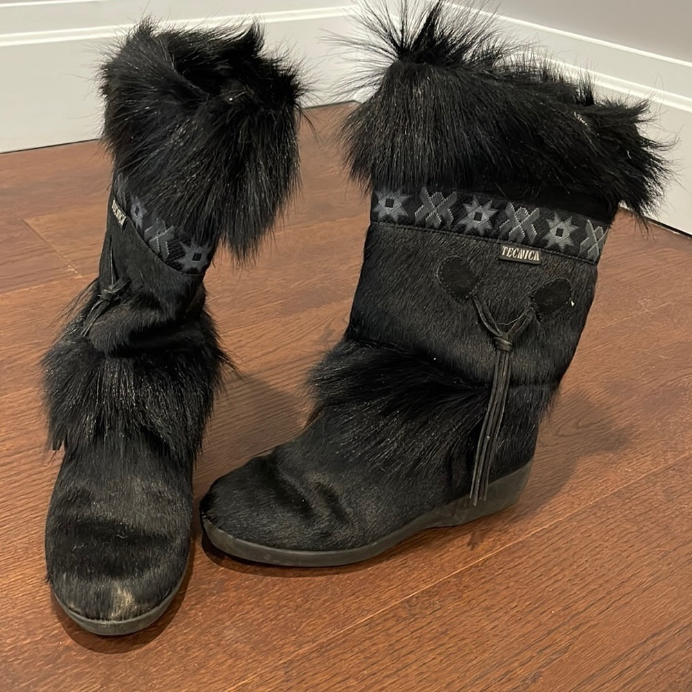 Tecnica Black Winter Boots Size 38/8