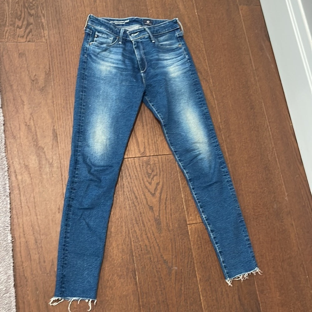 AG Women’s Blue Skinny Jeans Size 27R