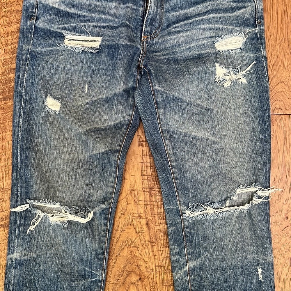 AG Woman’s Slit Cigarette Leg Jeans Size 28R