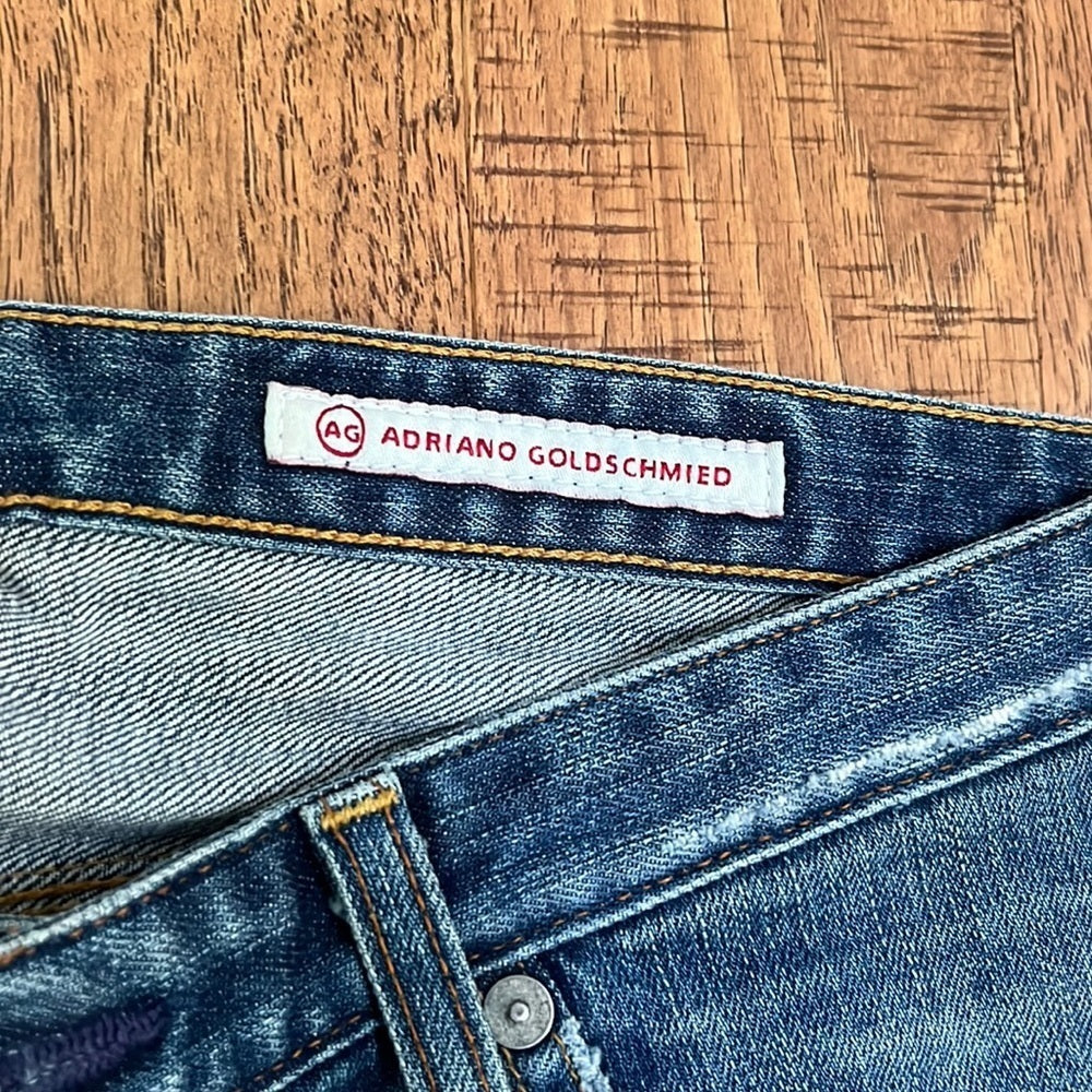 AG Woman’s Slit Cigarette Leg Jeans Size 28R