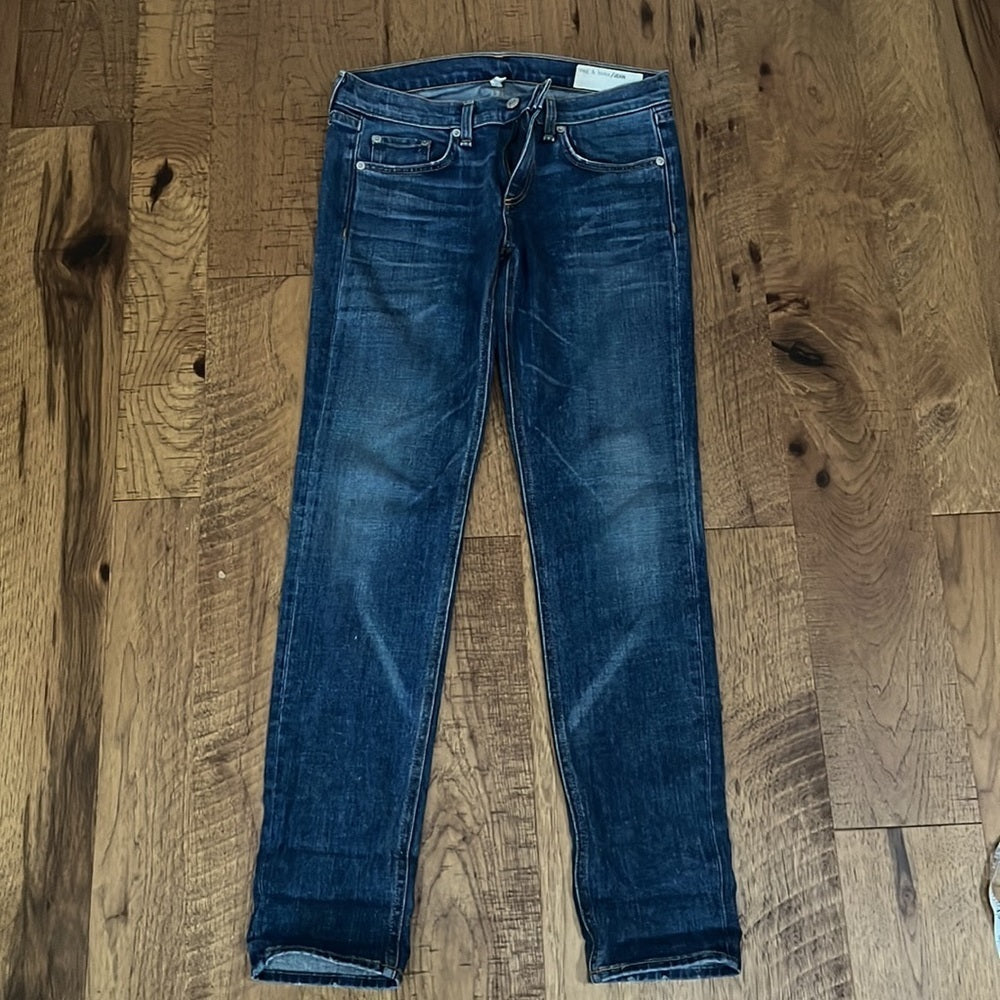Rag & Bone Woman’s Bradford Blue Jeans Size 27