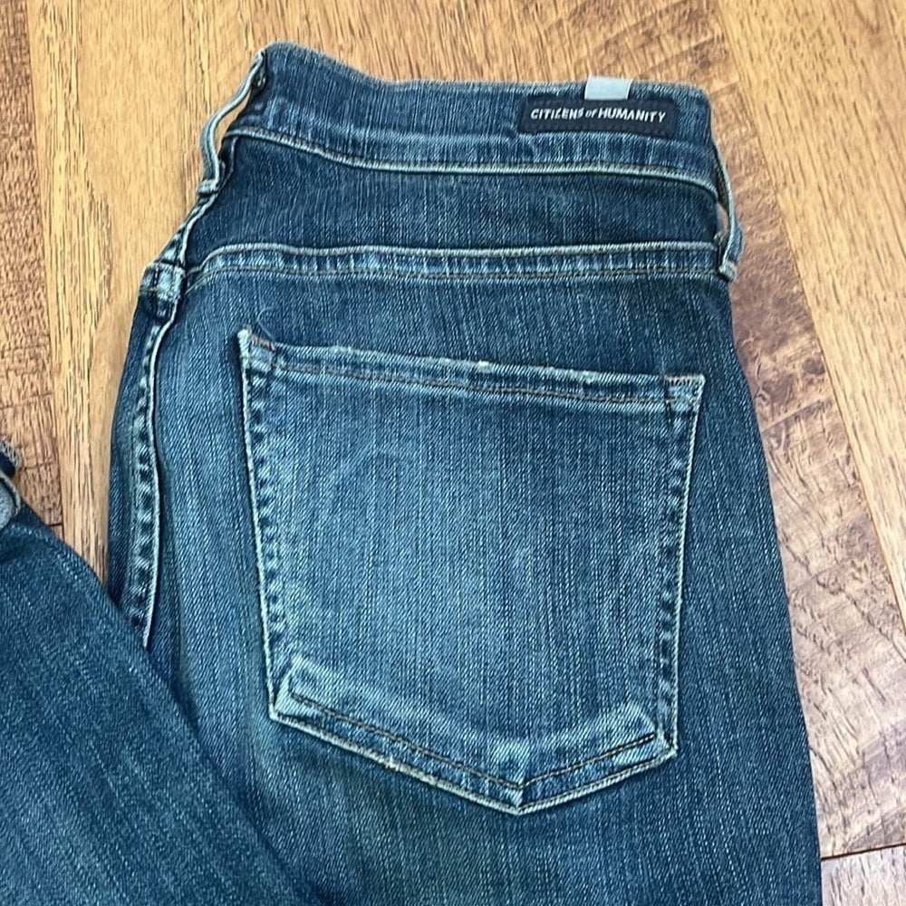 Citizens of Humanity Woman’s Agnes Midrise Slim Straight Jeans Size 25
